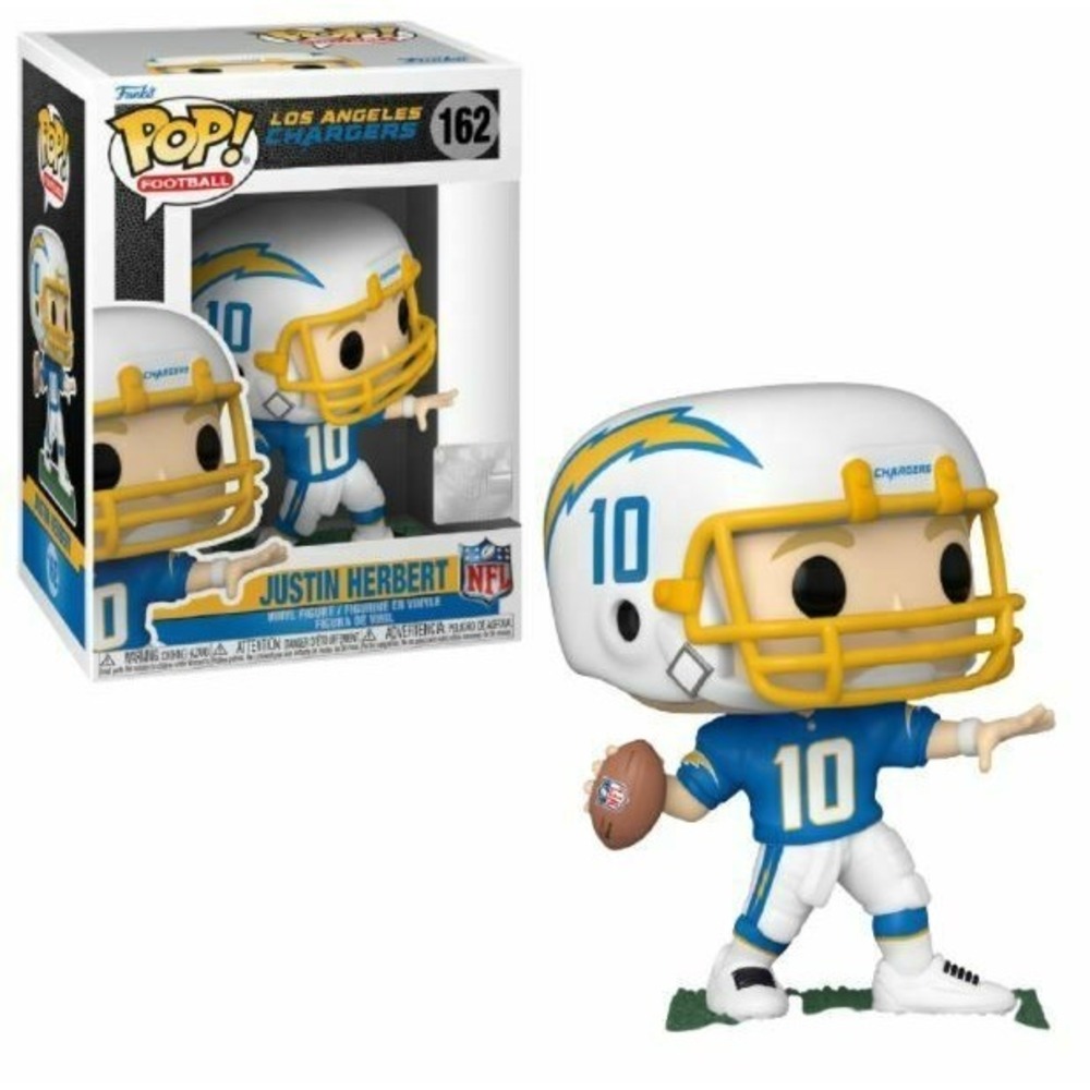 Funko Pop Justin Herbert #162 Los Angeles Chargers‎ NFL Vinyl Figu